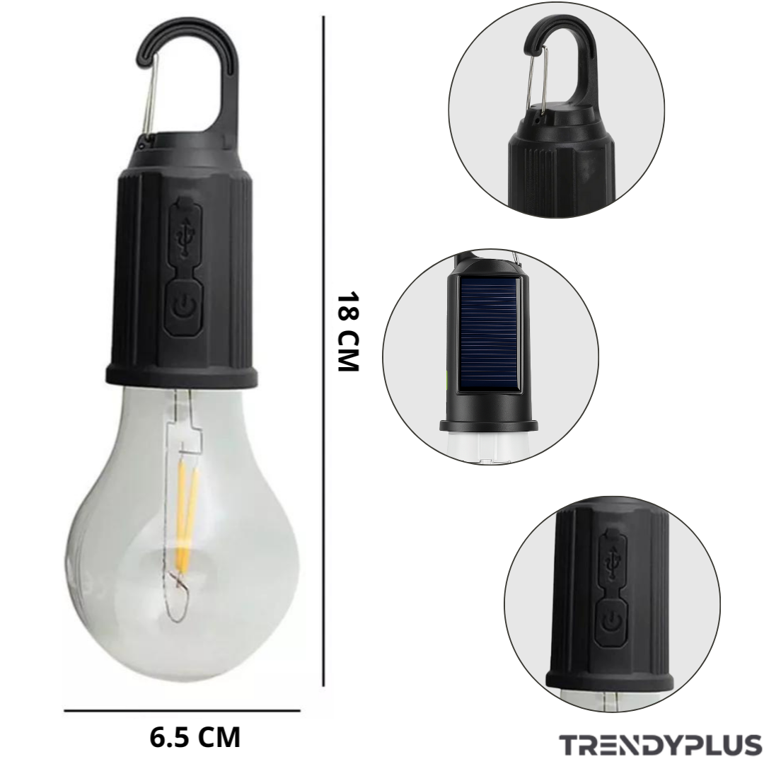 Bombilla led solar Portátil