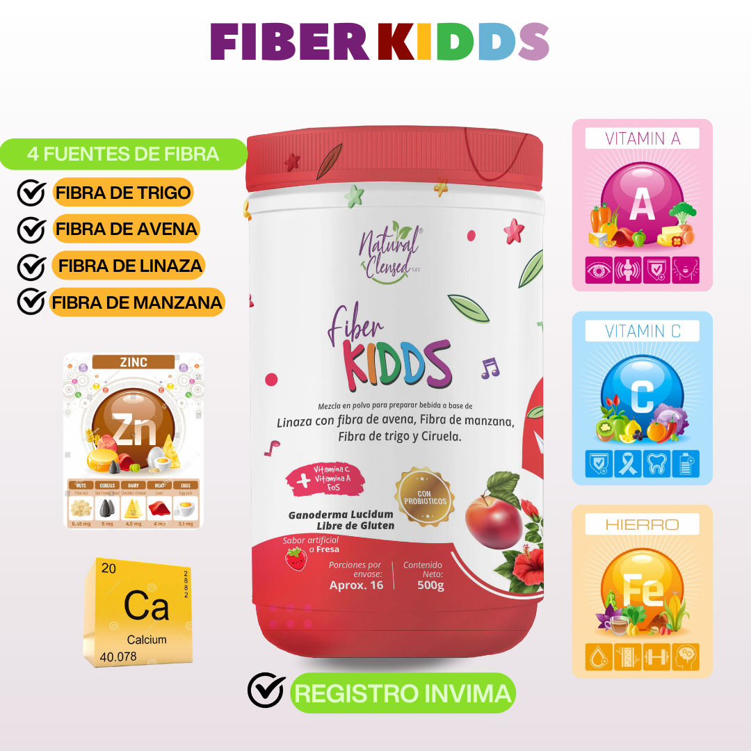 FIBER KIDDS - Fibra probiótica para niños